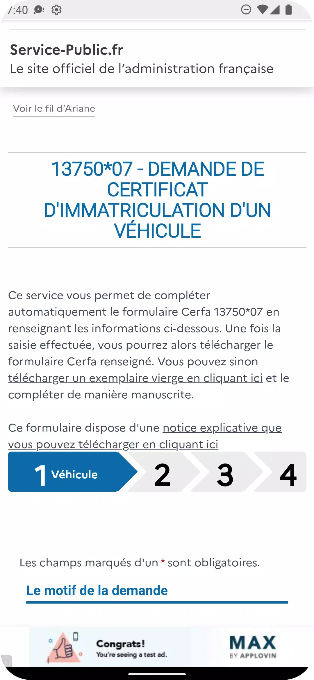 Historique Voiture Screenshot1