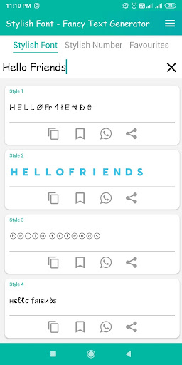 Stylish Font - Fancy Text Generator Screenshot1