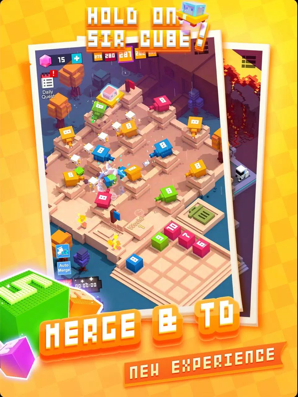 Idle Cube Defense Screenshot1