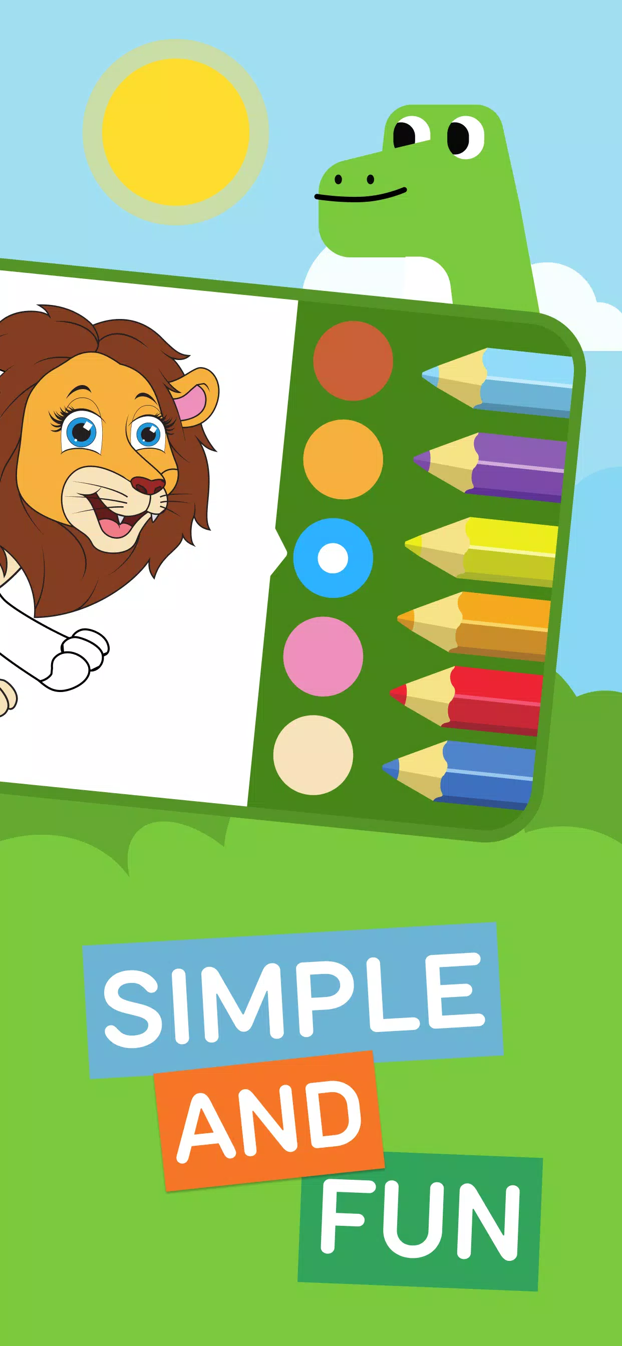 Dino: Coloring game for kids Screenshot3