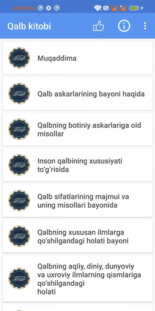 Qalb kitobi Screenshot1