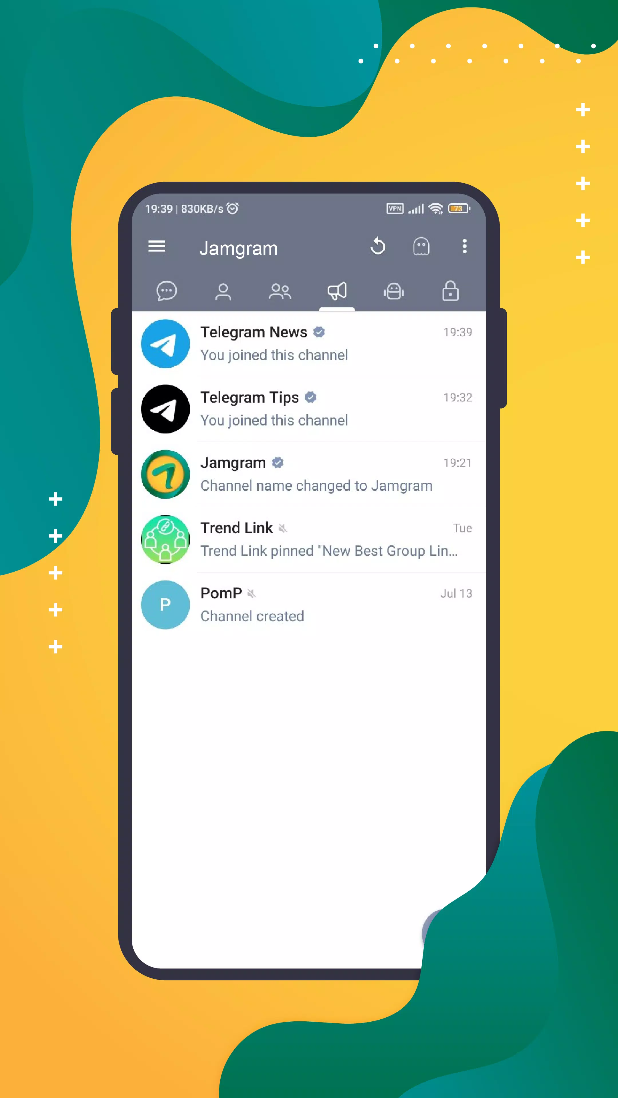 JamGram Messenger Plus Screenshot1