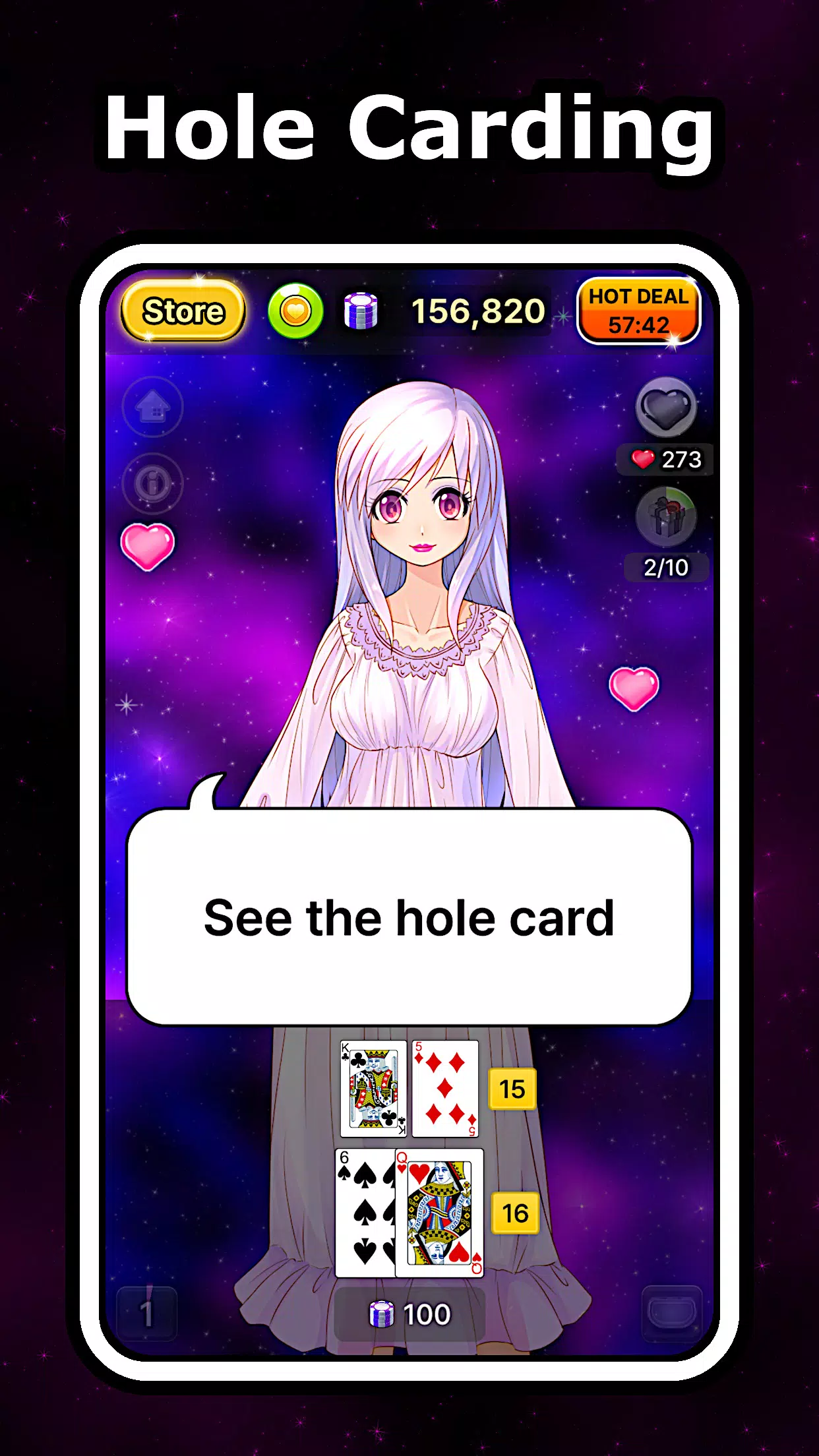 Blackjack: Anime Dealers Screenshot2