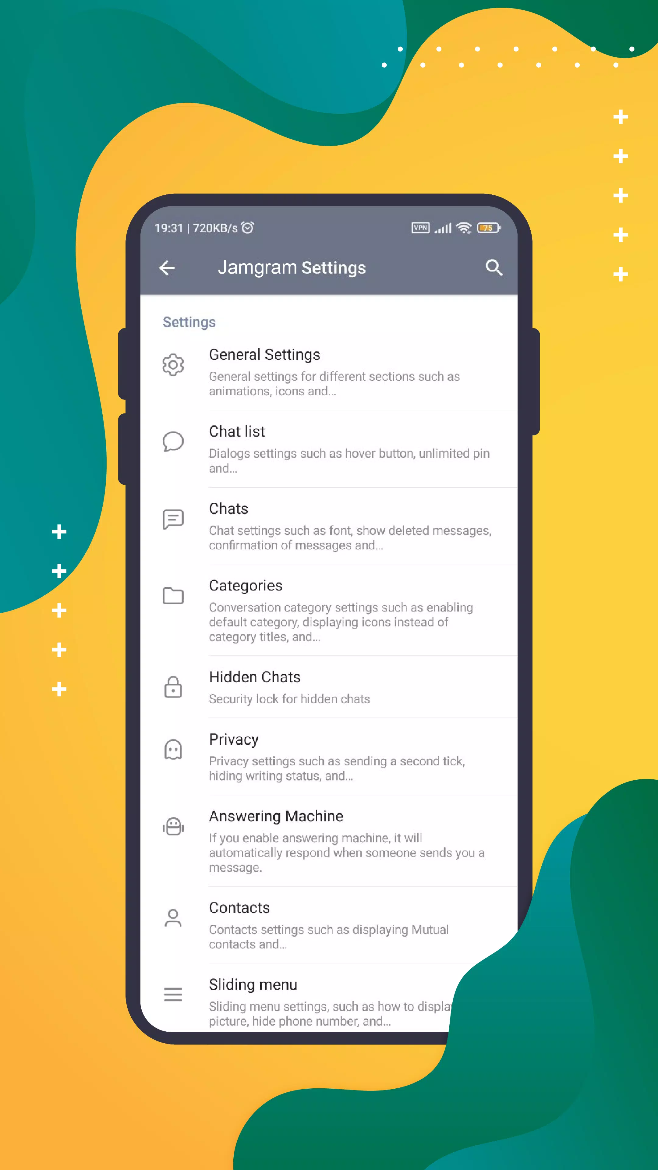 JamGram Messenger Plus Screenshot3