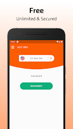 HOT VPN - Secure VPN Proxy Screenshot2