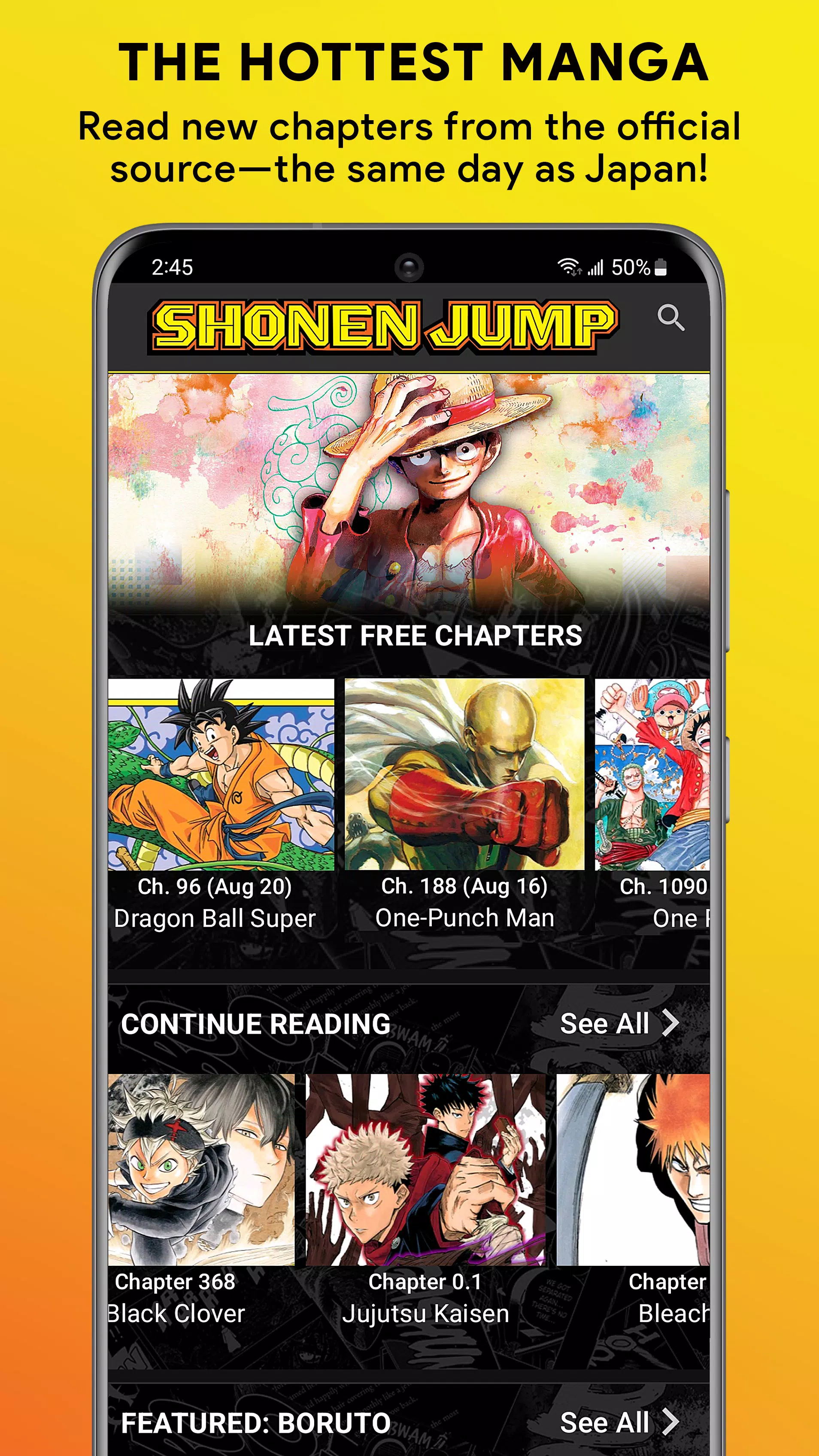 Shonen Jump Manga & Comics Screenshot1