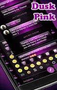 SMS Messages Dusk Pink Theme Screenshot5
