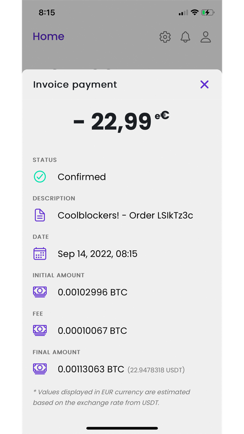 TurinWallet Screenshot4