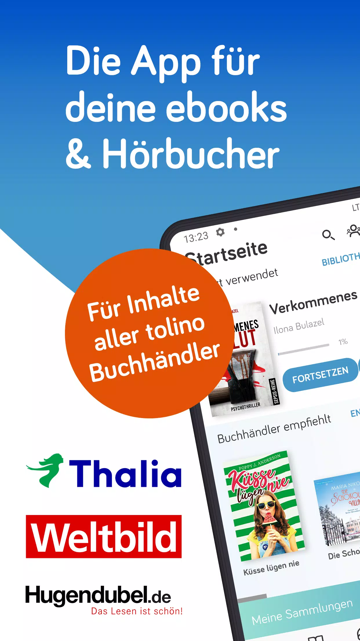 tolino - Bücher & Hörbücher Screenshot1