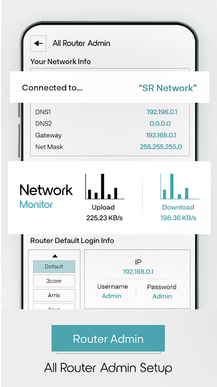 All Router Admin - WiFi DNS Screenshot2