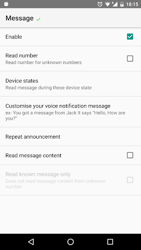 Notification Reader: Shouter Screenshot5