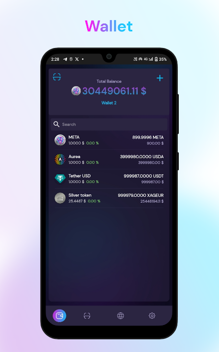 Metatron wallet Screenshot4