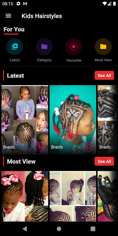 African Kids Hairstyle Screenshot3