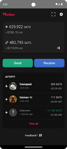 Mutiny Wallet Screenshot2