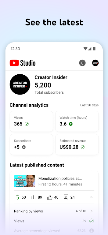 YouTube Studio Screenshot2