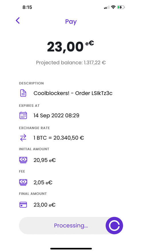 TurinWallet Screenshot1