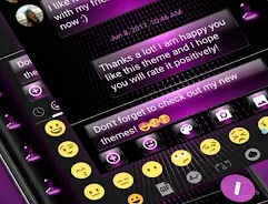SMS Messages Dusk Pink Theme Screenshot6