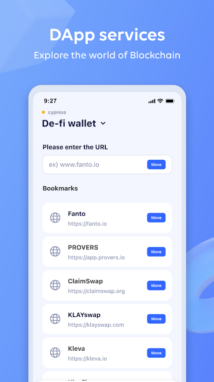 Kaikas Mobile Crypto Wallet Screenshot1