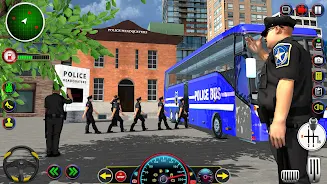 Police Bus Driving Game 3D Screenshot2