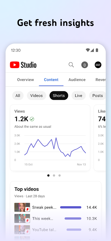 YouTube Studio Screenshot1