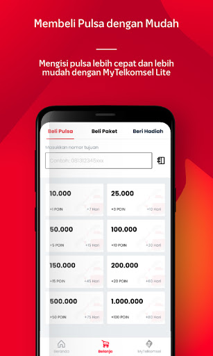 MyTelkomsel Lite – Mudah Cek Kuota & Beli Paket Screenshot4