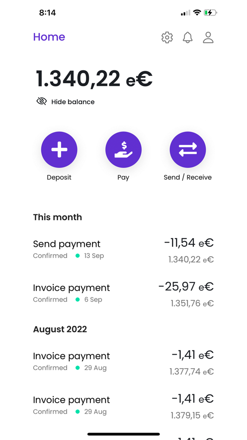 TurinWallet Screenshot2