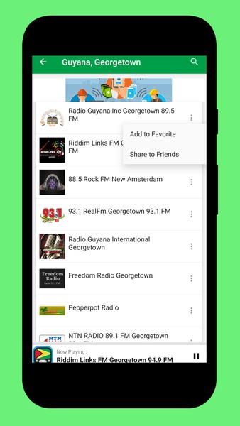 Radio Guyana Free Screenshot3