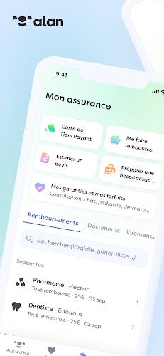 Alan France : assurance santé Screenshot1