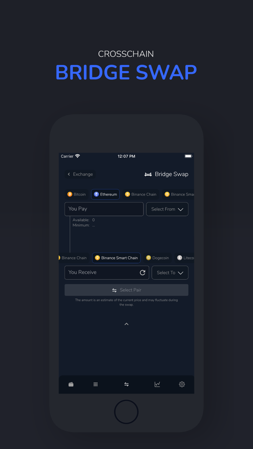 Vision Bitcoin Crypto Wallet Screenshot2