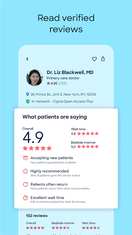 Zocdoc - Find and book doctors Screenshot2