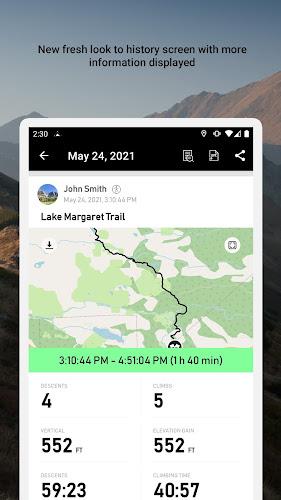 Altimeter Mountain GPS Tracker Screenshot4