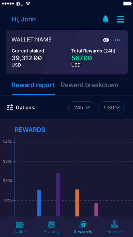 Moonstake Wallet Coin Staking Screenshot1