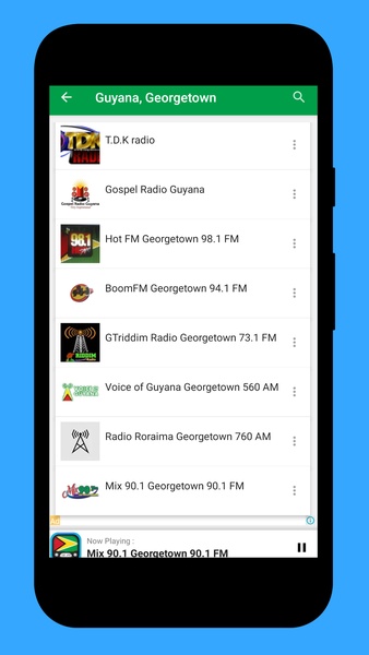 Radio Guyana Free Screenshot2