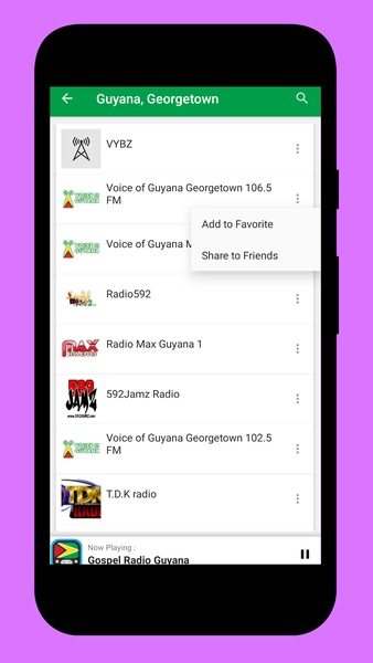 Radio Guyana Free Screenshot4