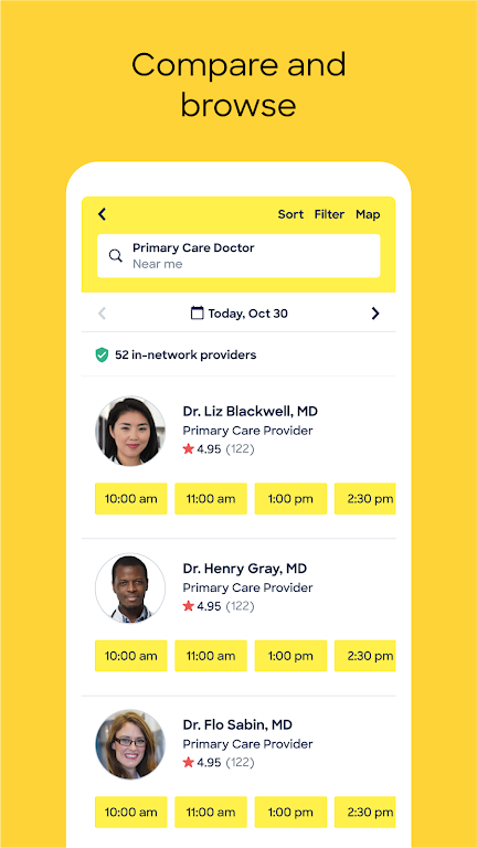 Zocdoc - Find and book doctors Screenshot1