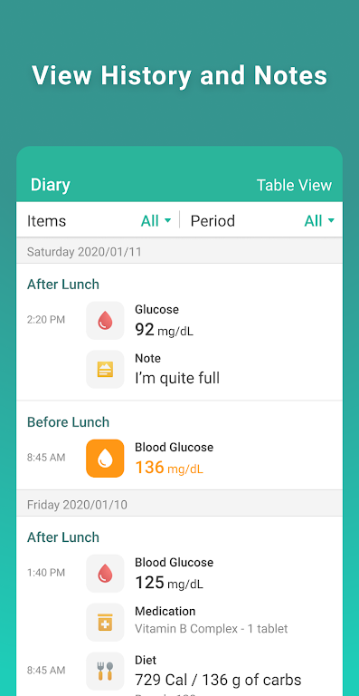 Health2Sync - Diabetes Care Screenshot2