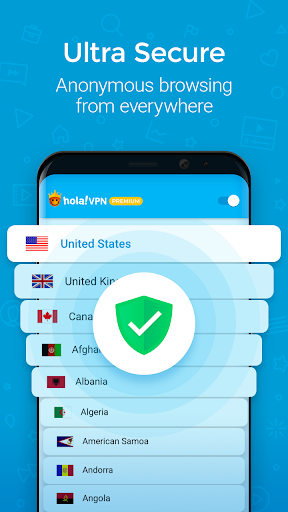 Hola VPN Proxy Plus Screenshot3