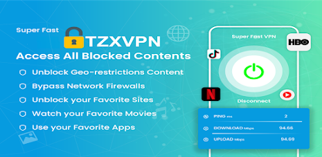 TZXVPN - Fast Secure VPN Proxy Screenshot3