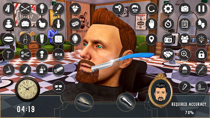 Barber Shop Hair Cutting Games Screenshot2