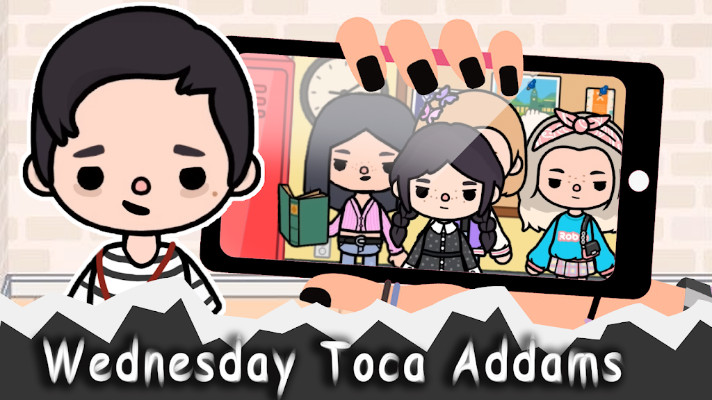 Wednesday toca addams boca Screenshot1