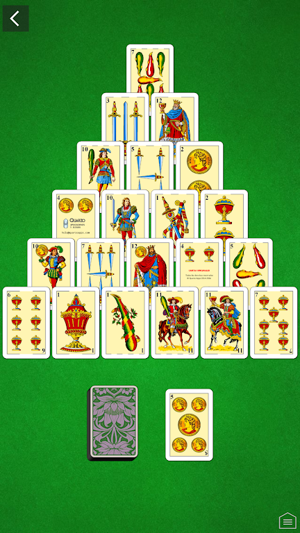 Solitaire Spanish pack Screenshot1