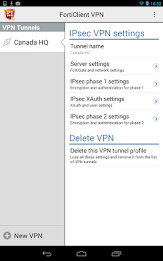 FortiClient VPN Screenshot7