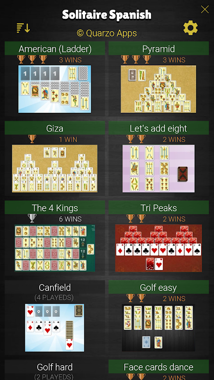 Solitaire Spanish pack Screenshot2