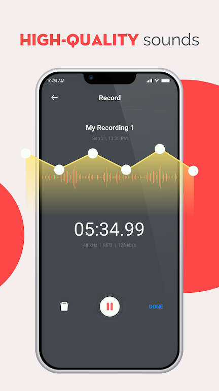 Voice Recorder: Máy Ghi Âm MP3 Screenshot4