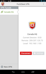 FortiClient VPN Screenshot8