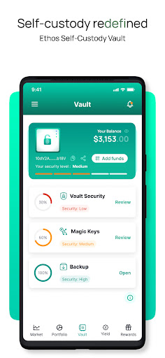 Ethos Self Custody Vault Screenshot3