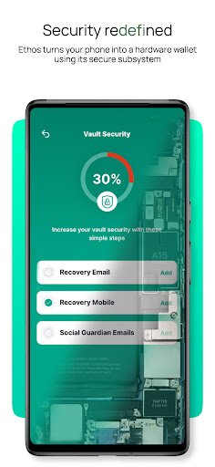 Ethos Self Custody Vault Screenshot1