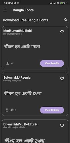 Bangla Fonts Screenshot2