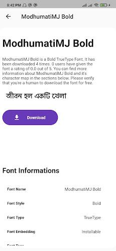 Bangla Fonts Screenshot3