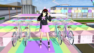 Anime Girl Parkour Chase 3D Screenshot1